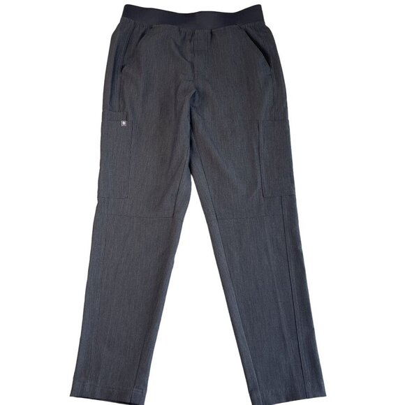 Figs Technical Collection Cargo Scrub Pants Straight Leg Gray SZ S Pockets - Picture 1 of 9